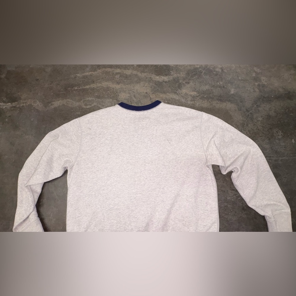 Polo by Ralph Lauren Gray and Blue Crew Neck Sweater - Picture 15 of 16
